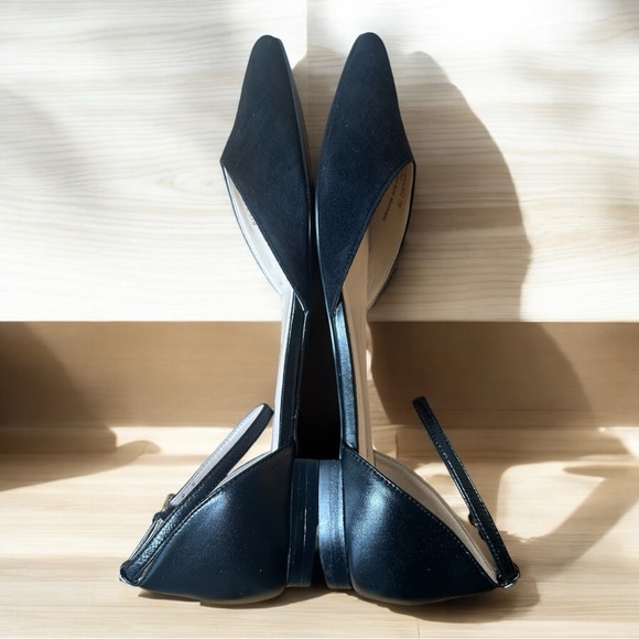 Cole Haan Abigail Black Ankle Strap Flat - Picture 3 of 7